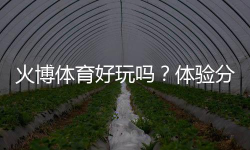 火博体育好玩吗?体验分享