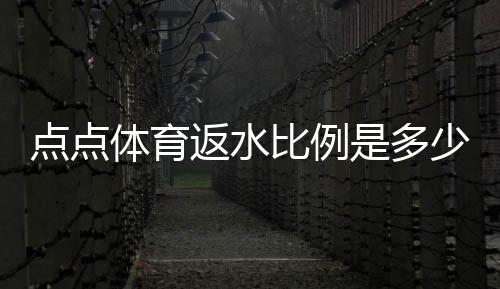 点点体育返水比例是多少?一分钟看懂最新返水比例、计算方法与领取攻略