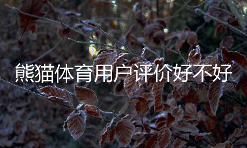 熊猫体育用户评价好不好?真实口碑与优缺点全面解析