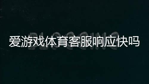 爱游戏体育客服响应快吗?官方响应速度与问题处理实测解析