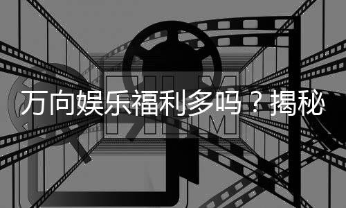 万向娱乐福利多吗?揭秘平台福利活动与玩家真实体验