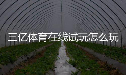 三亿体育在线试玩怎么玩?新手注册、体验金领取与玩法实操攻略