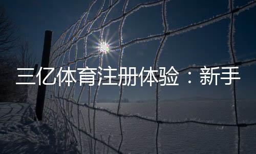 三亿体育注册体验:新手注册步骤、验证流程与安全注意事项全面解析