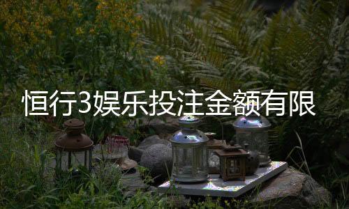 恒行3娱乐投注金额有限制吗?平台限额规则详解