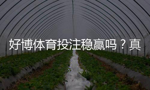 好博体育投注稳赢吗?真相揭秘:平台可靠性、盈利可能与风险控制策略