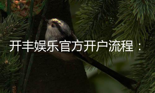 开丰娱乐官方开户流程:3分钟轻松完成注册与首存优惠指南