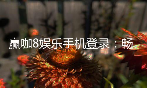 赢咖8娱乐手机登录:畅享顶级电子游艺的移动端体验