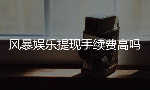 风暴娱乐提现手续费高吗?资深玩家解析费用详情与提现技巧