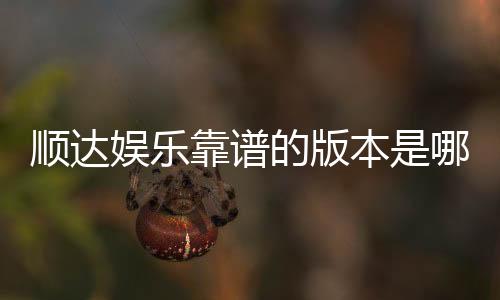 顺达娱乐靠谱的版本是哪一个?资深玩家实测推荐这版