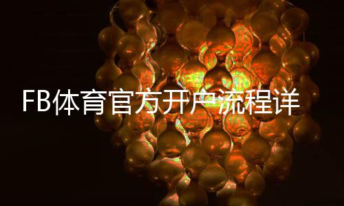 FB体育官方开户流程详解:新手注册、实名认证与常见问题解析