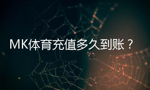 MK体育充值多久到账?到账时间及常见问题解析