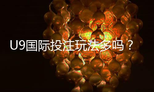 U9国际投注玩法多吗?玩法种类、规则与新手投注技巧