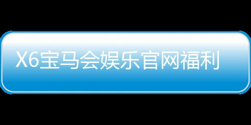 X6宝马会娱乐官网福利:畅享豪华礼遇与高额返水